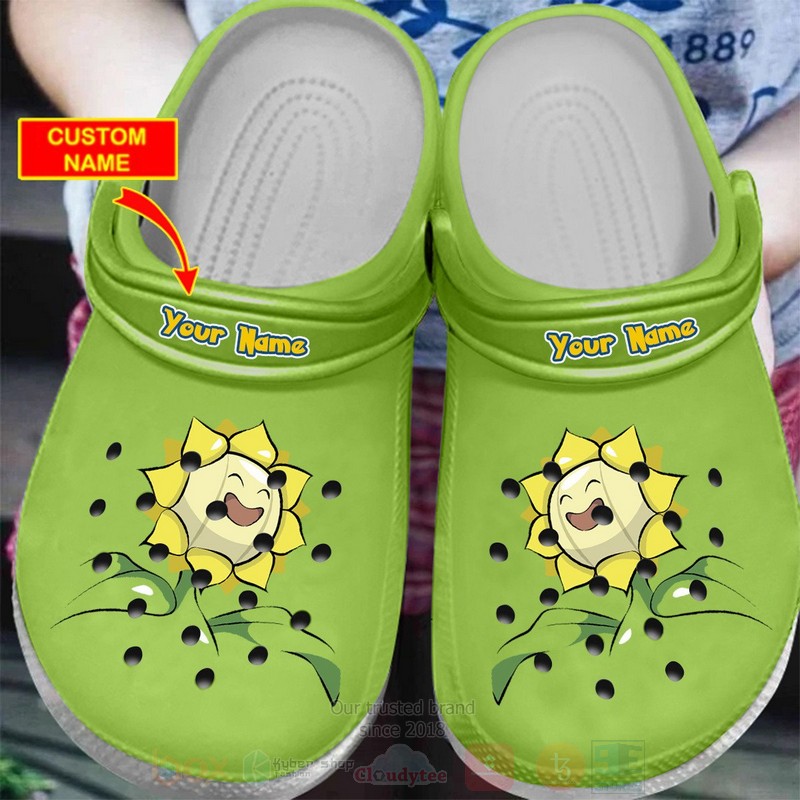 Pokemon Sunflora Custom Name Crocband Crocs Clog Shoes Pokemon Sunflora Custom Name Crocband Crocs Clog Shoes