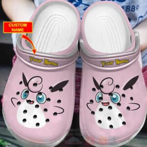 Pokemon Wigglytuff Custom Name Custom Name Crocband Crocs Clog Shoes