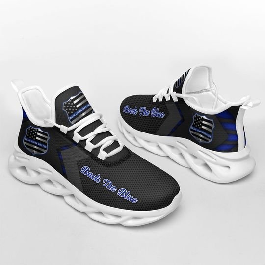 Police Back The Blue Max Soul Clunky Shoes Police Back The Blue Max Soul Clunky Shoes