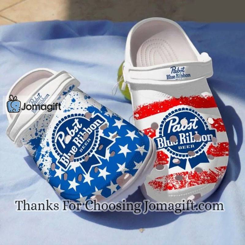 Popular-Pbr-Usa-Flag-Color-Crocs-Crocband-Clogs-Gift-1