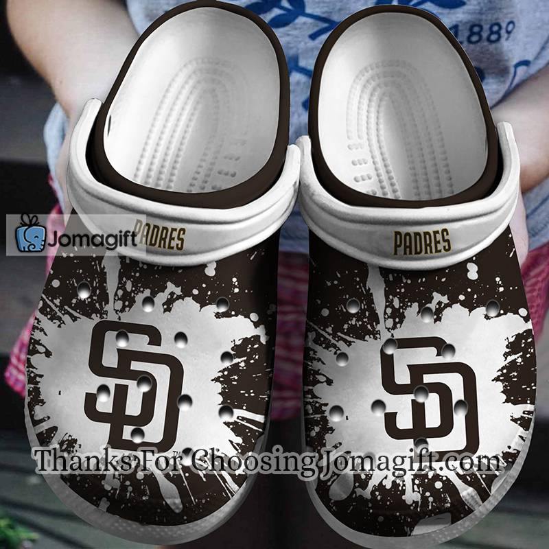 Popular-San-Diego-Padres-White-Black-Crocs-Gift-1
