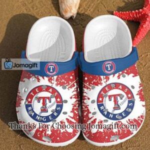 [Popular] Texas Rangers Crocs Crocband Clogs Gift