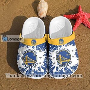 [Popular] Warriors Crocs Crocband Clogs Gift