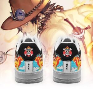 Portgas Ace Custom Anime One Piece Naf Shoes