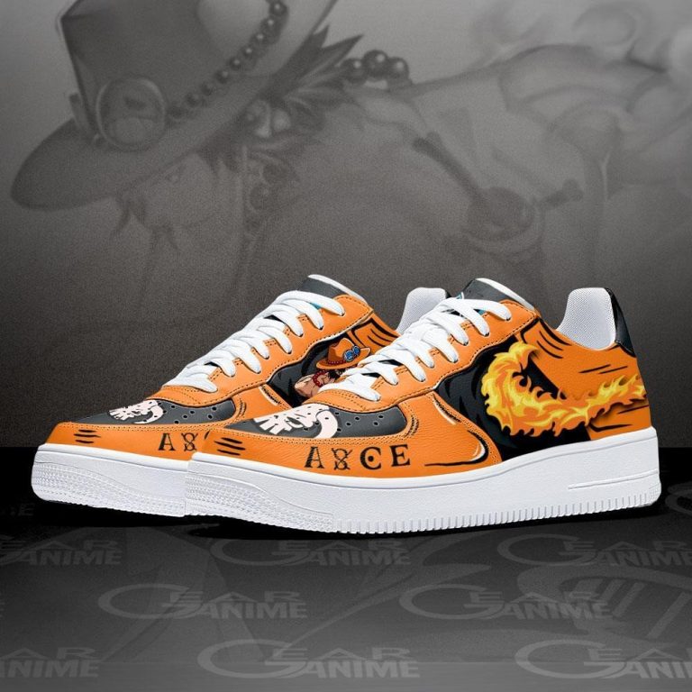 Portgas-D-Ace-Fire-Anime-One-Piece-Air-Force-Shoes-2
