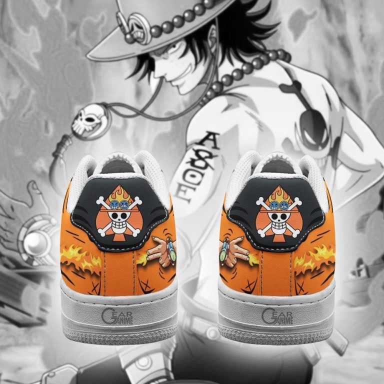 Portgas-D-Ace-Fire-Anime-One-Piece-Air-Force-Shoes-3