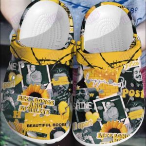 Post Malone ​Beerbongs And Bentleys Crocband Crocs Clog Shoes