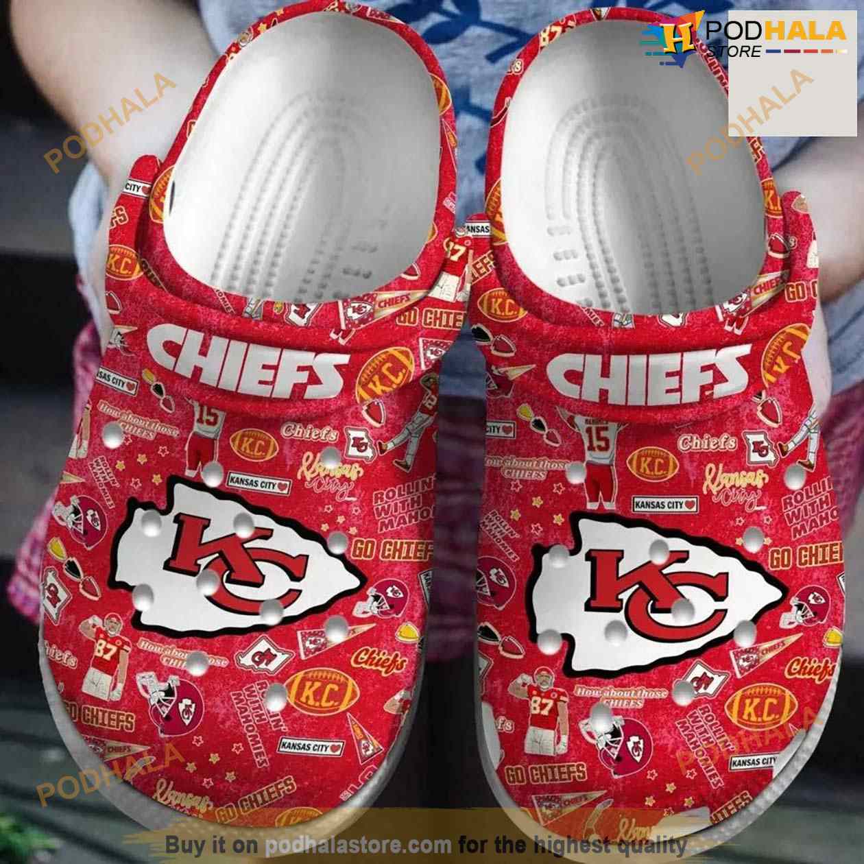Premium Kansas City Chiefs Crocs Premium Kansas City Chiefs Crocs