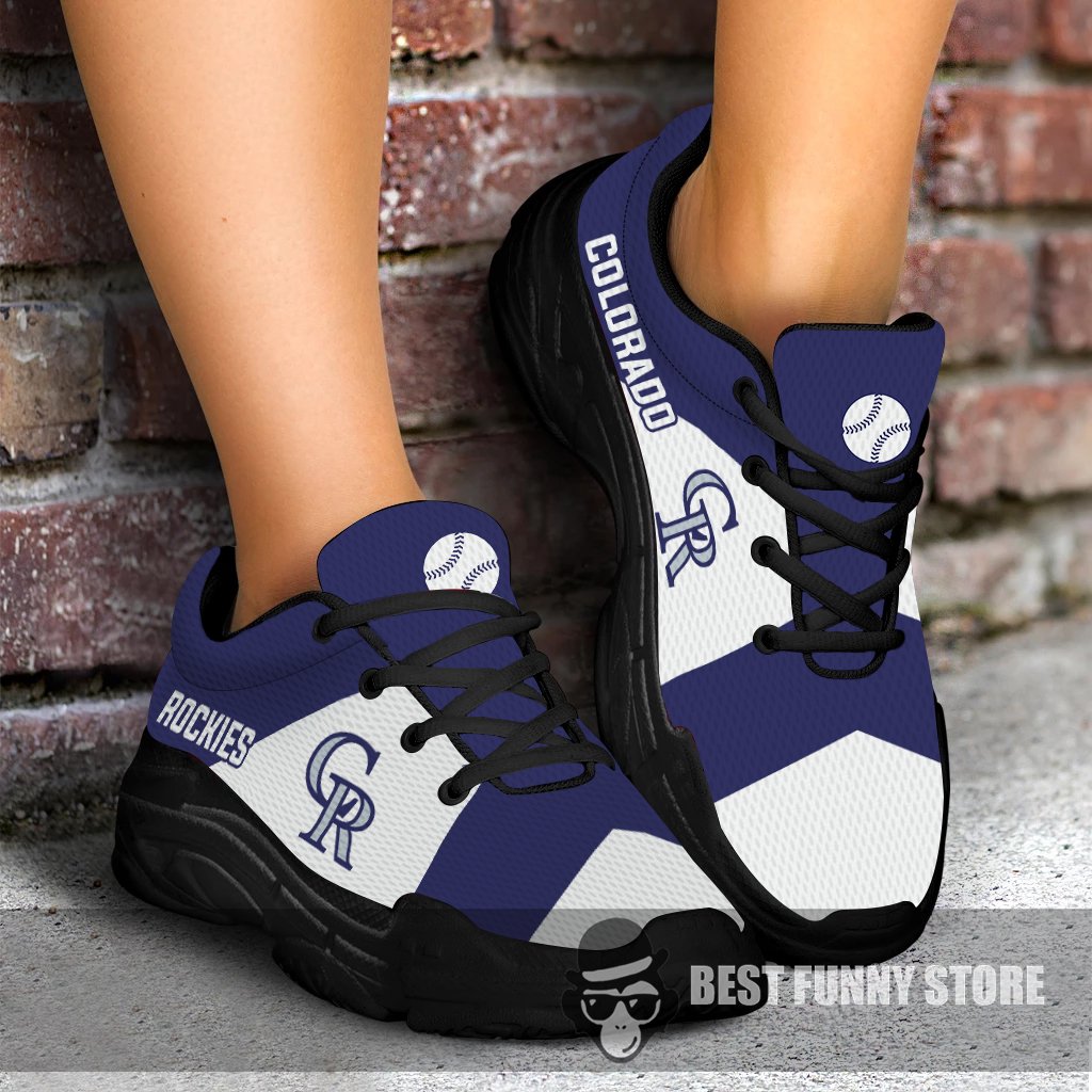 Pro Shop Logo Colorado Rockies Chunky Sneakers Pro Shop Logo Colorado Rockies Chunky Sneakers