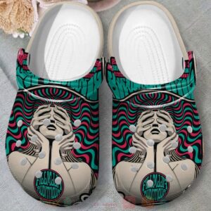 Psychedelic Rock Crocband Crocs Clog Shoes
