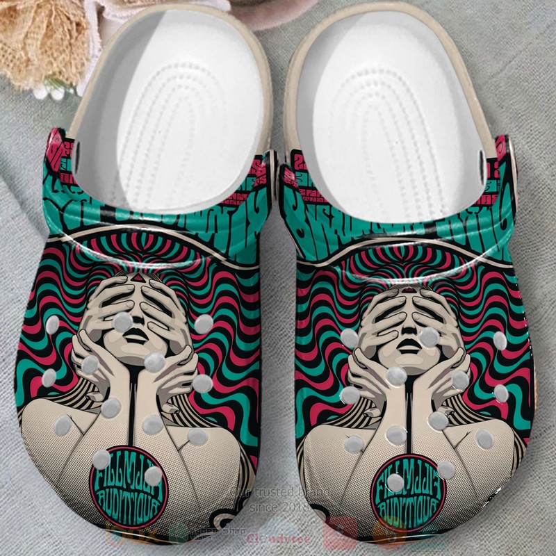 Psychedelic Rock Crocband Crocs Clog Shoes Psychedelic Rock Crocband Crocs Clog Shoes