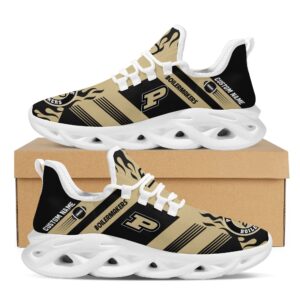 Purdue Boilermakers Custom Name Max Soul Sneaker Shoes