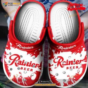 Rainier Beer Crocs Crocband Clog Shoes For Men Women