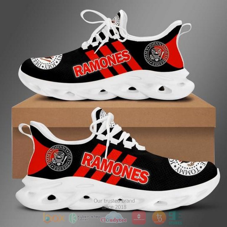 Ramones-Band-Black-Red-Clunky-Max-Soul-Shoes-2