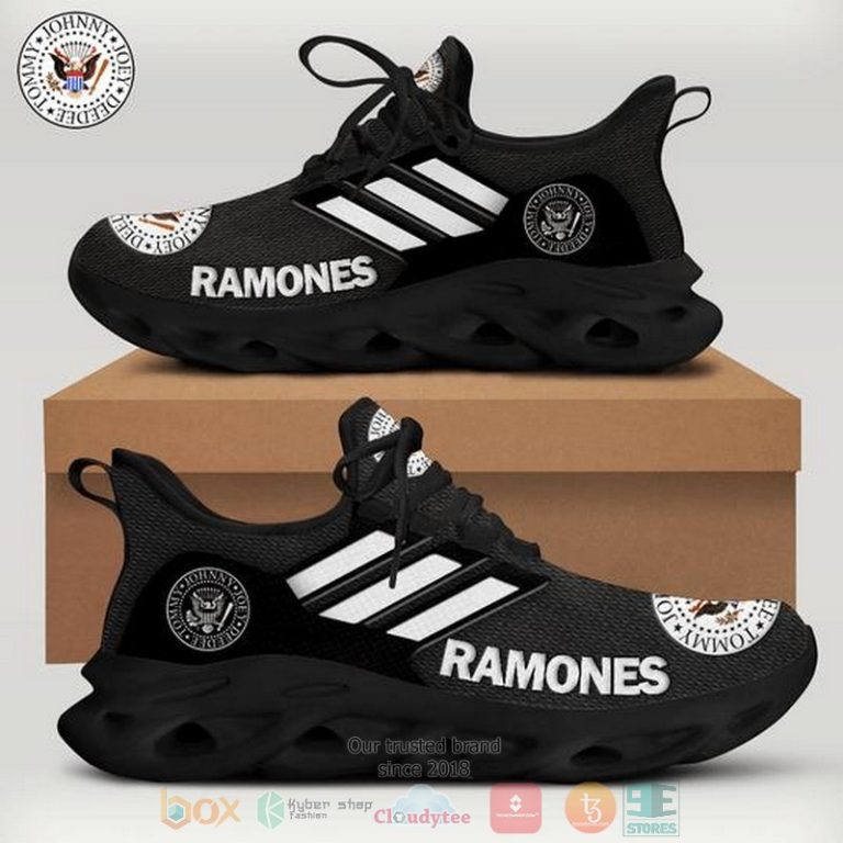 Ramones-Band-Logo-Black-White-Clunky-Max-Soul-Shoes-1
