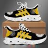 Ramones Band Logo Black Yellow Clunky Max Soul Shoes
