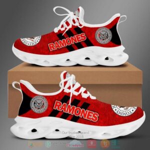 Ramones Band Red Black Clunky Max Soul Shoes