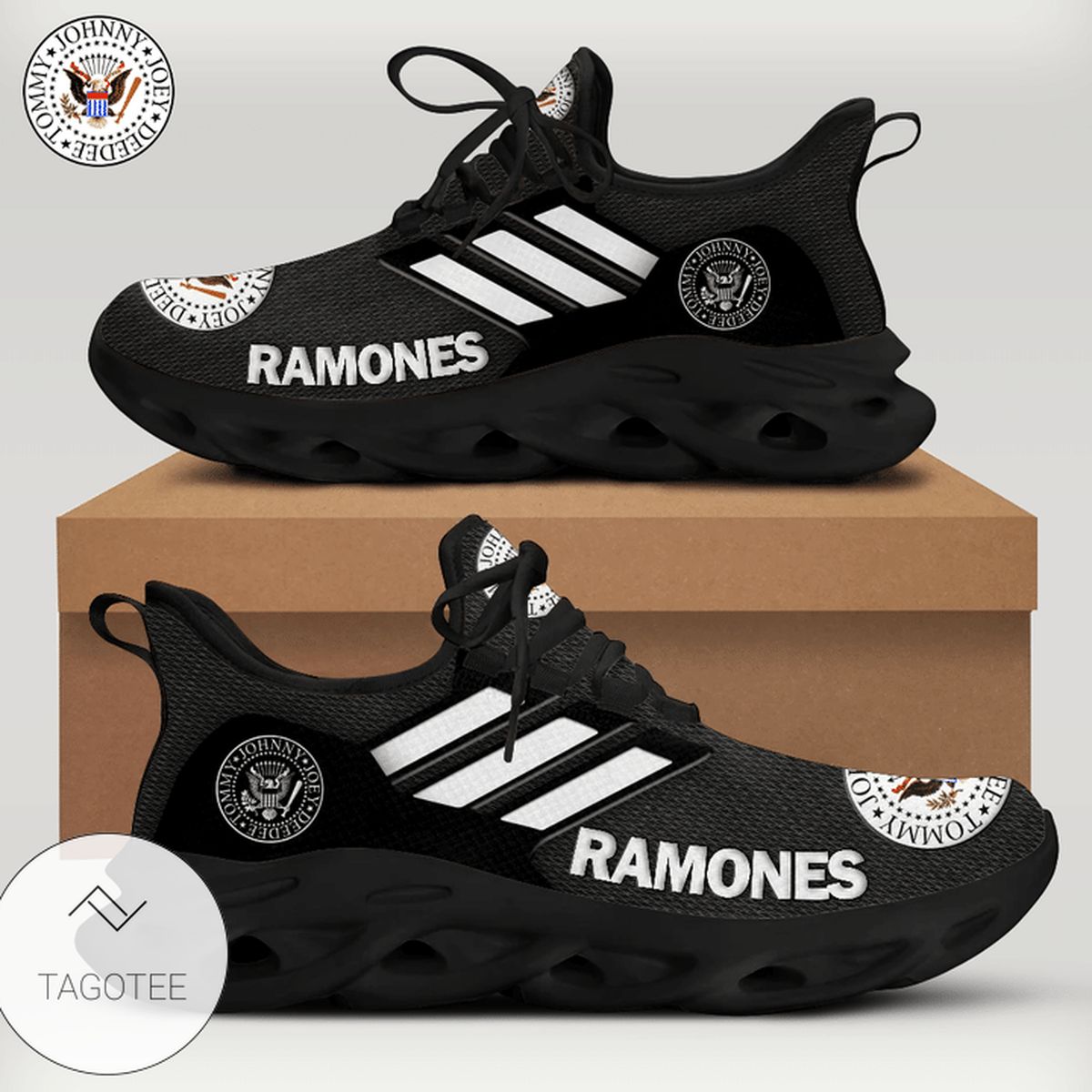 Ramones Black Max Soul Shoes Ramones Black Max Soul Shoes