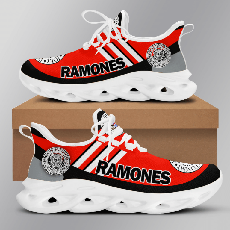 Ramones-Black-Orange-Adidas-Clunky-Max-Soul-Shoes-1