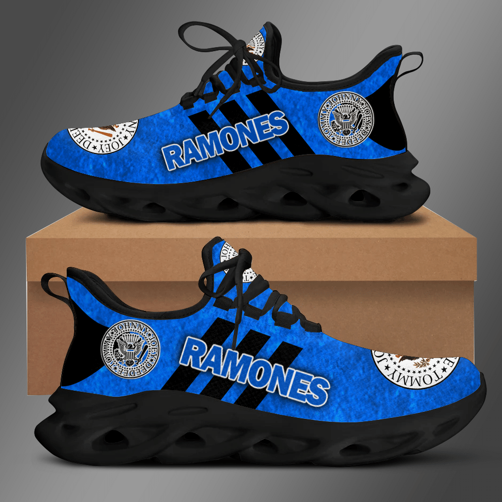 Ramones Light Blue Adidas Clunky Max Soul Shoes Ramones Light Blue Adidas Clunky Max Soul Shoes