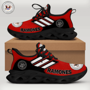 Ramones Red Adidas Clunky Max Soul Shoes