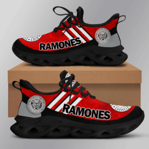 Ramones Red Grey Adidas Clunky Max Soul Shoes