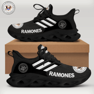 Ramones Smoke Black Color Adidas Clunky Max Soul Shoes
