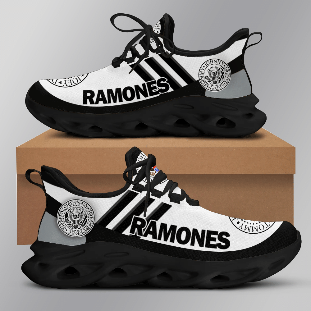 Ramones White Grey Adidas Clunky Max Soul Shoes Ramones White Grey Adidas Clunky Max Soul Shoes