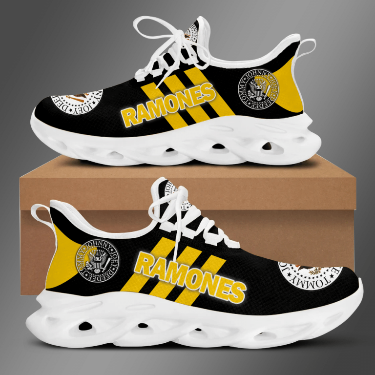 Ramones-Yellow-Black-Adidas-Clunky-Max-Soul-Shoes-1