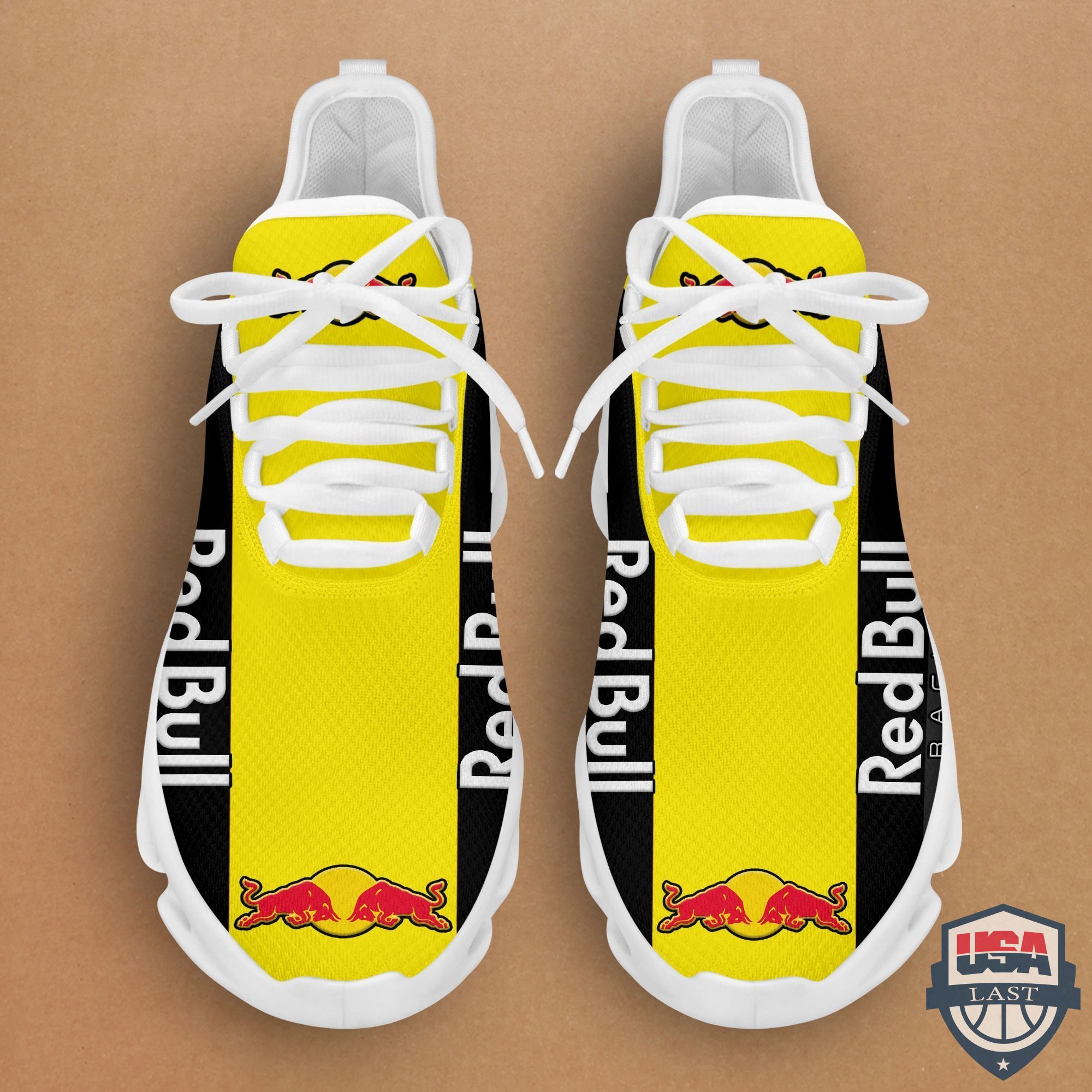 Red Bull Racing Max Soul Shoes Yellow Version Red Bull Racing Max Soul Shoes Yellow Version
