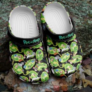 Rick And Morty Green Crocband Crocs Clog Shoes