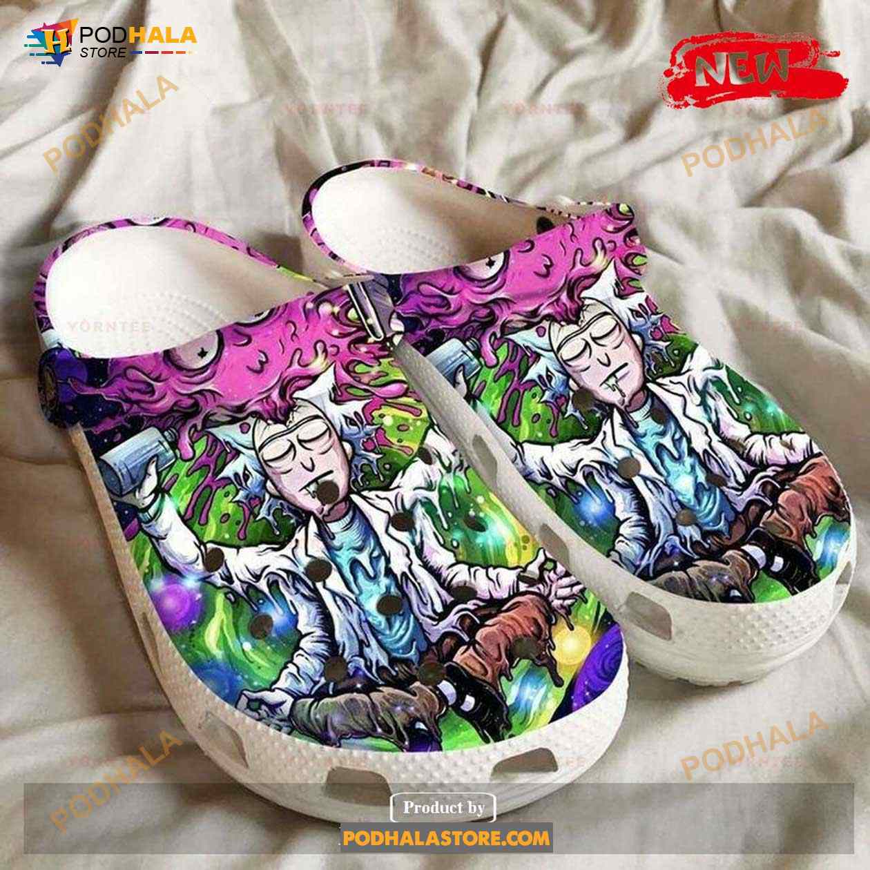 Rick And Morty Unisex Fashion Style For Unisex & Kids Crocs Clog Shoes Rick And Morty Unisex Fashion Style For Unisex & Kids Crocs Clog Shoes