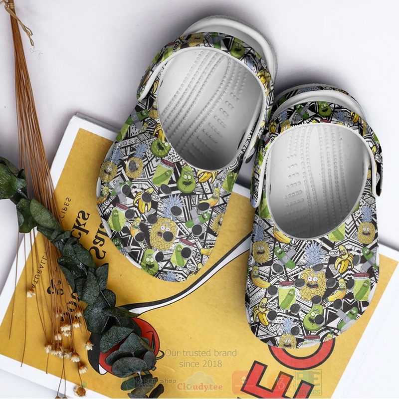 Rick X Morty Fruit Crocband Crocs Clog Shoes Rick X Morty Fruit Crocband Crocs Clog Shoes
