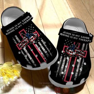 Riding Is My Therapy Crocband Crocs Clog Shoes