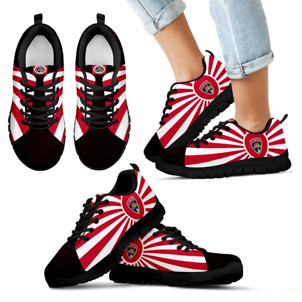 Rising Sun Sparkling Tremendous Florida Panthers Sneakers Rising Sun Sparkling Tremendous Florida Panthers Sneakers