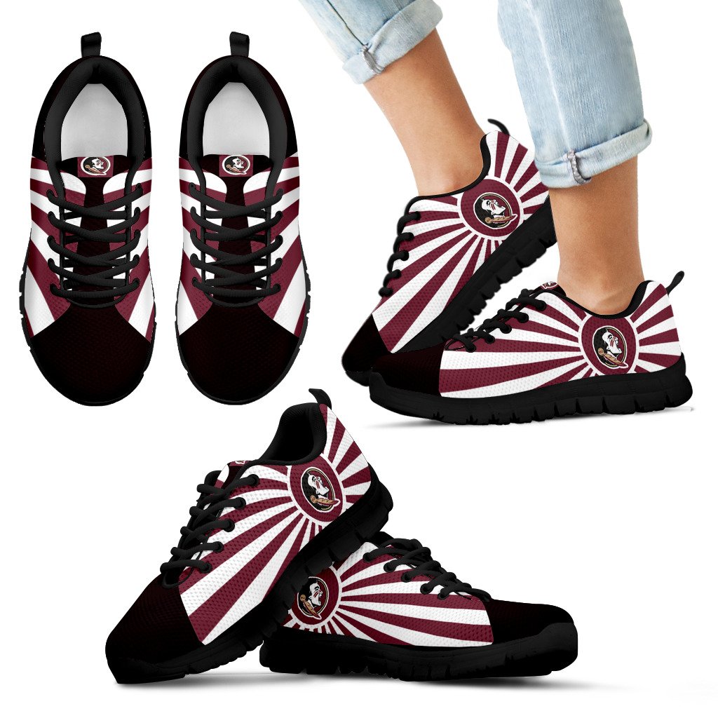 Rising Sun Sparkling Tremendous Florida State Seminoles Sneakers Rising Sun Sparkling Tremendous Florida State Seminoles Sneakers