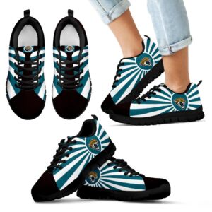 Rising Sun Sparkling Tremendous Jacksonville Jaguars Sneakers