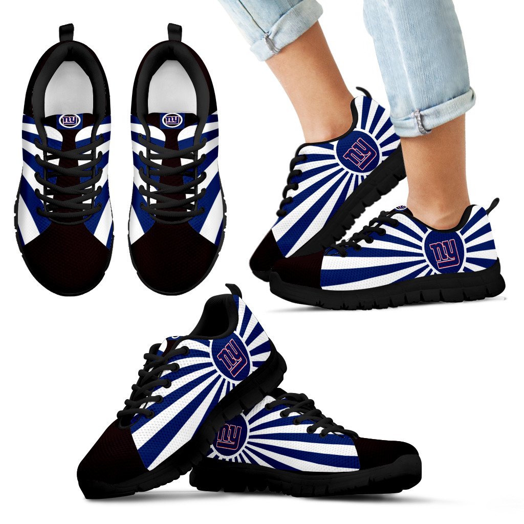 Rising Sun Sparkling Tremendous New York Giants Sneakers Rising Sun Sparkling Tremendous New York Giants Sneakers