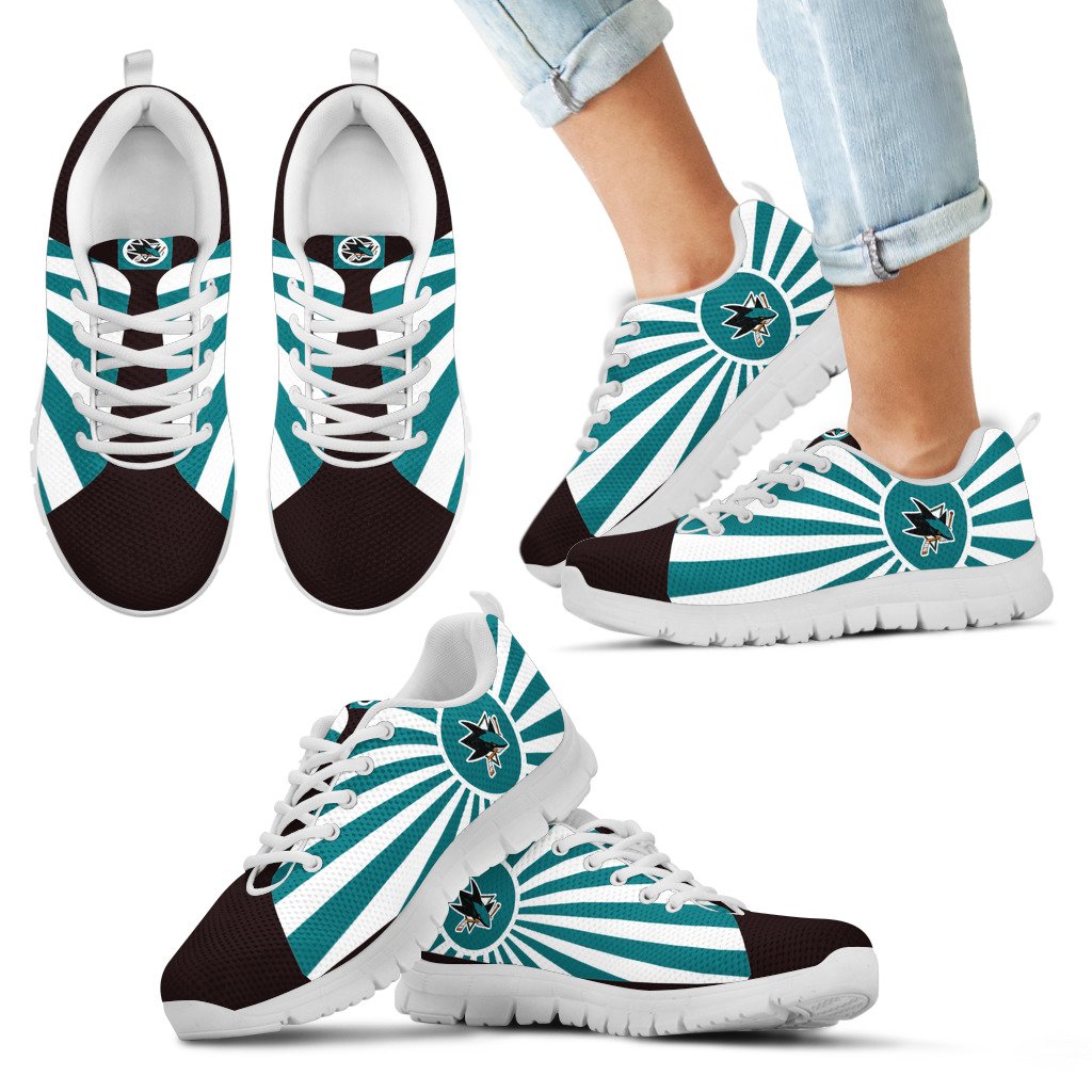 Rising-Sun-Sparkling-Tremendous-San-Jose-Sharks-Sneakers-1