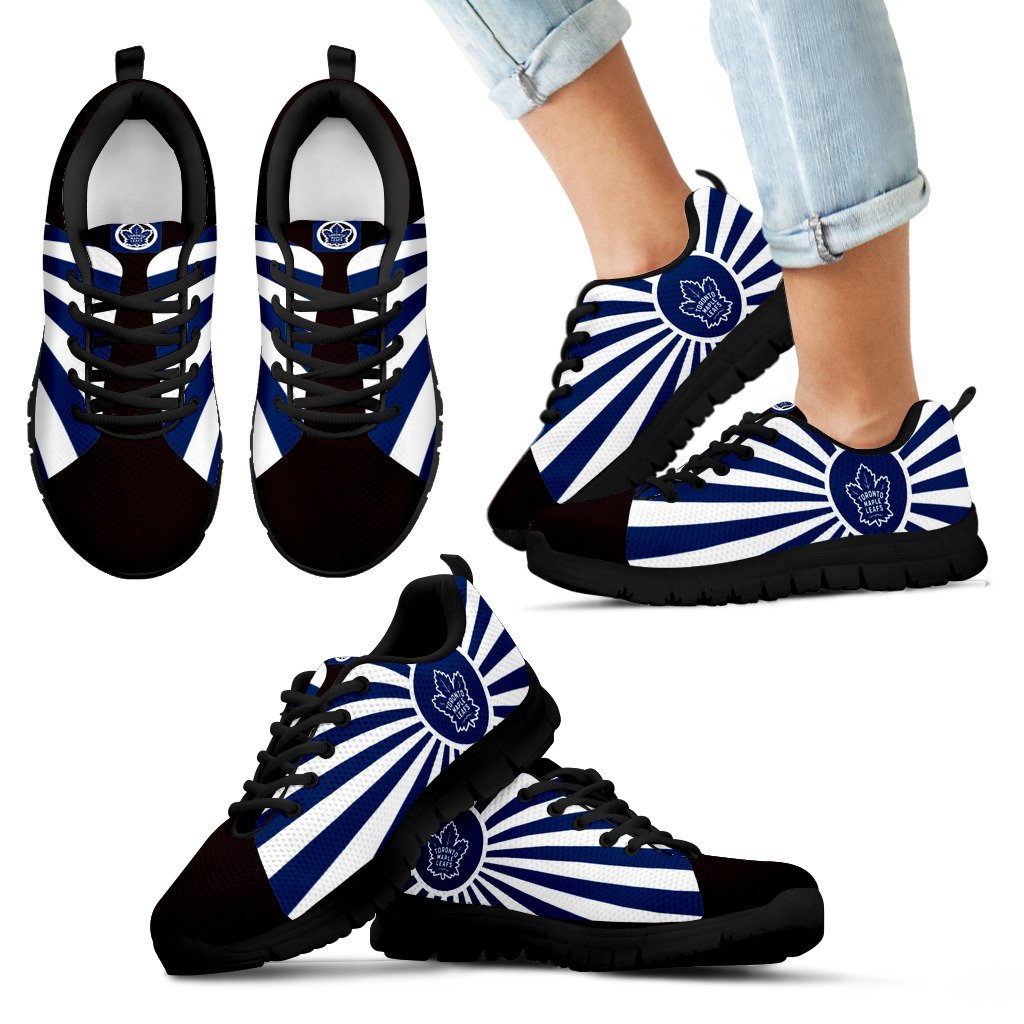 Rising Sun Sparkling Tremendous Toronto Maple Leafs Sneakers Rising Sun Sparkling Tremendous Toronto Maple Leafs Sneakers