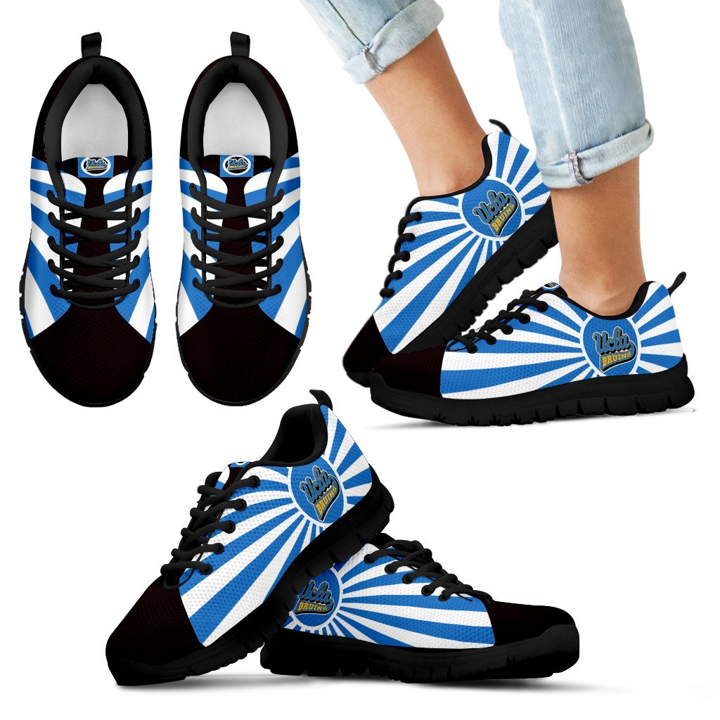 Rising Sun Sparkling Tremendous UCLA Bruins Sneakers Rising Sun Sparkling Tremendous UCLA Bruins Sneakers