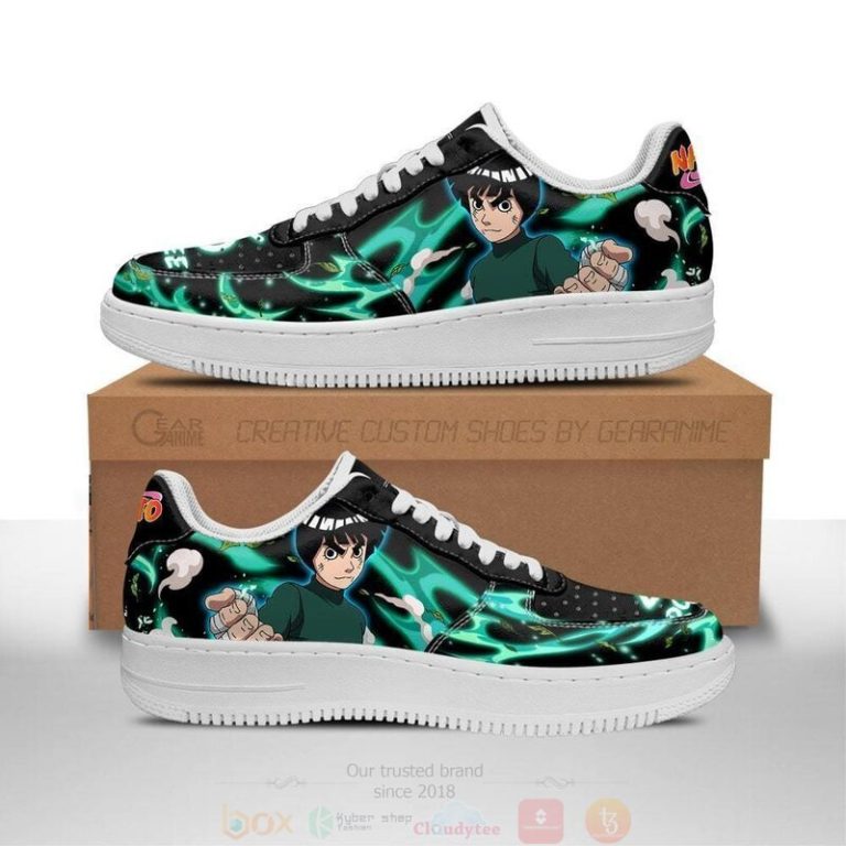 Rock-Lee-Anime-Leather-Air-Force-Shoes-1