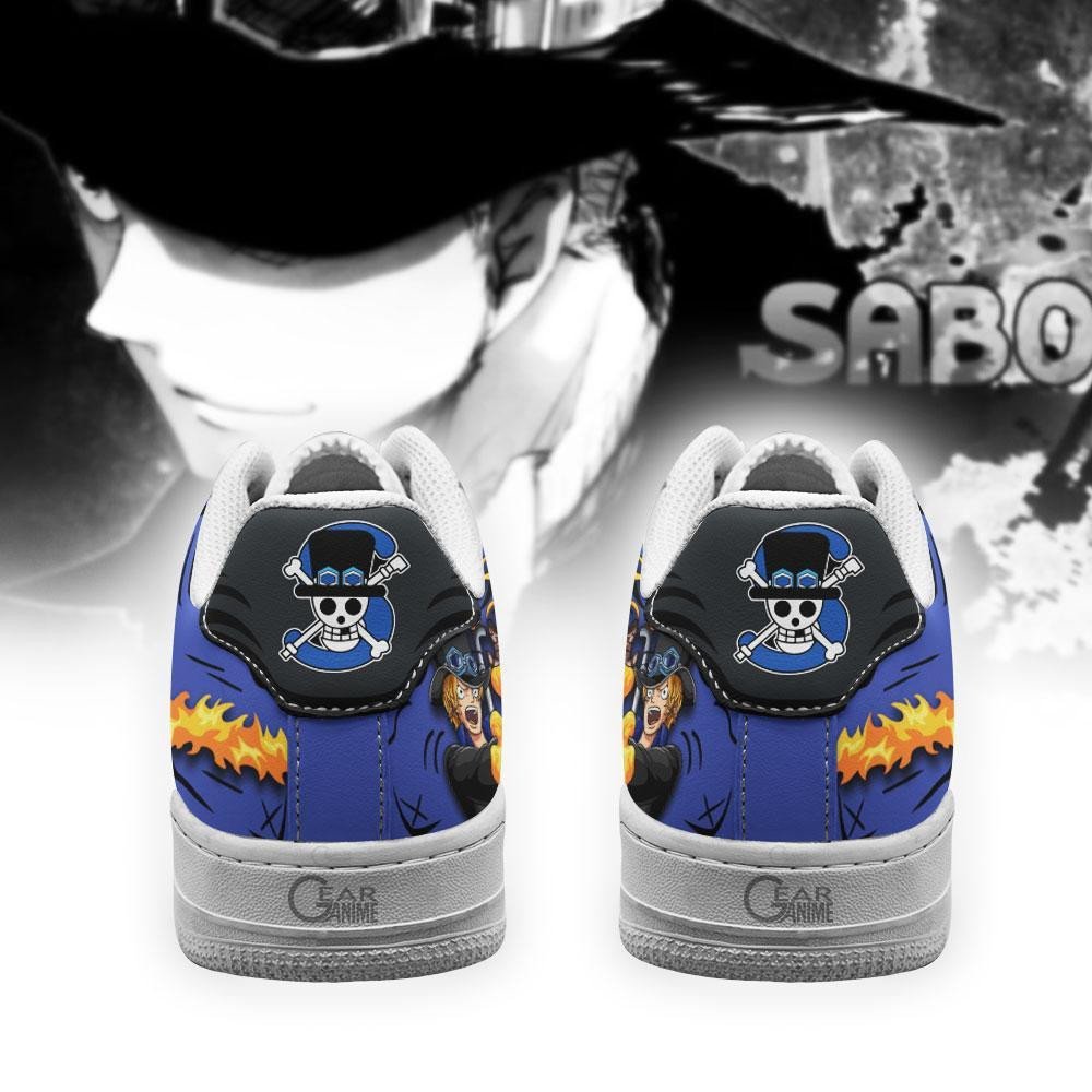 Sabo Mera Mera One Piece Anime Air Force Shoes Sabo Mera Mera One Piece Anime Air Force Shoes