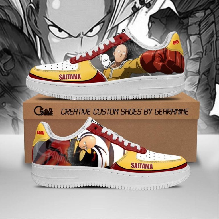 Saitama-One-Punch-Man-Anime-Air-Force-Shoes-1