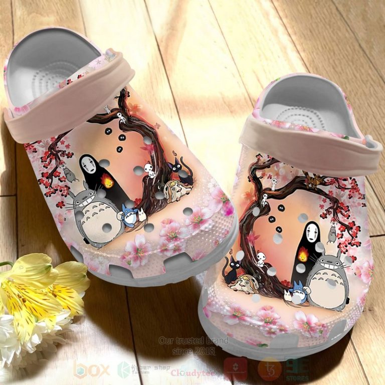 Sakura-Floral-Crocband-Crocs-Clog-Shoes-2