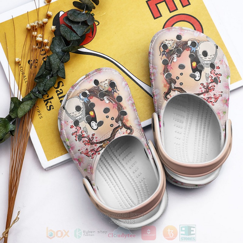 Sakura Floral Crocband Crocs Clog Shoes Sakura Floral Crocband Crocs Clog Shoes