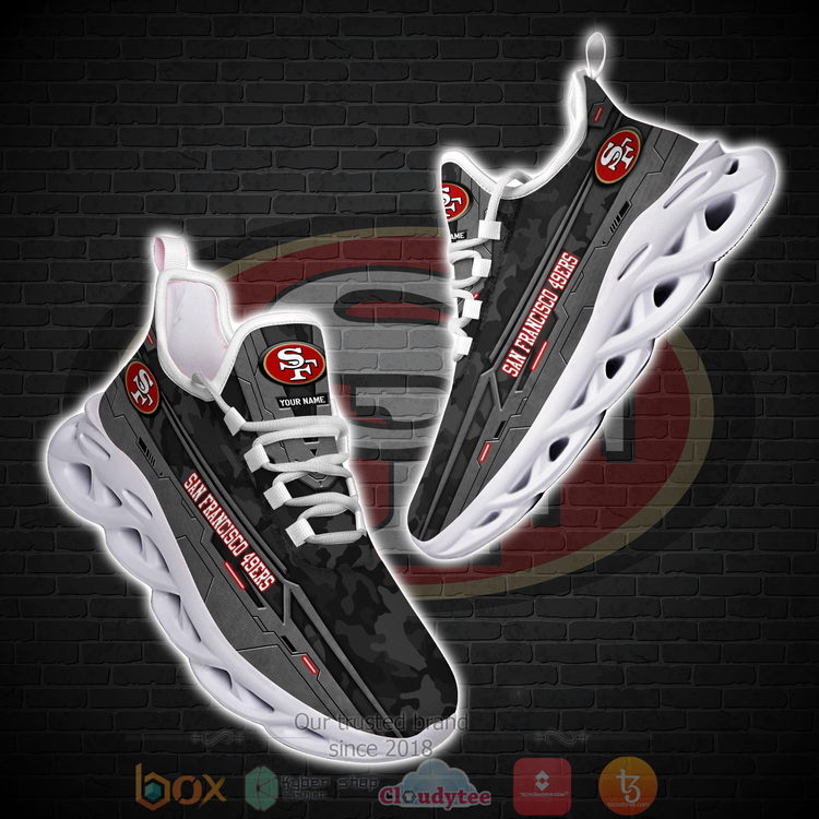 San Francisco 49Ers National Football League Personalized Clunky Max Soul Shoes San Francisco 49Ers National Football League Personalized Clunky Max Soul Shoes