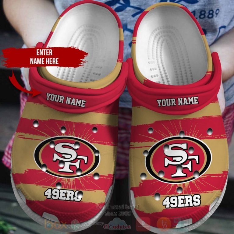 San-Francisco-49Ers-Nfl-Custom-Name-Crocband-Crocs-Clog-Shoes-1