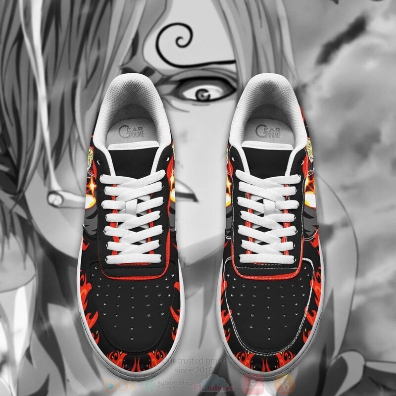 Sanji Black Leg Air Anime One Piece Air Force Shoes Sanji Black Leg Air Anime One Piece Air Force Shoes
