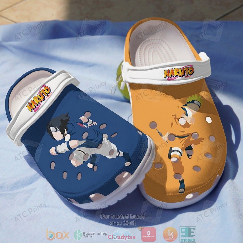 Sasuke And Naruto Anime Crocband Crocs Clog Shoes Sasuke And Naruto Anime Crocband Crocs Clog Shoes